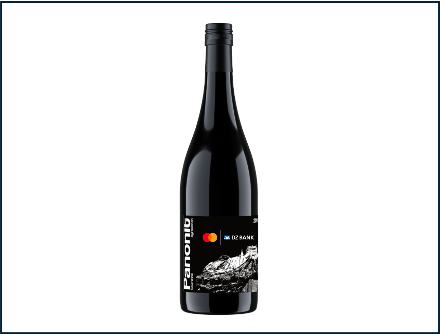 Flasche Panonit mit Branding