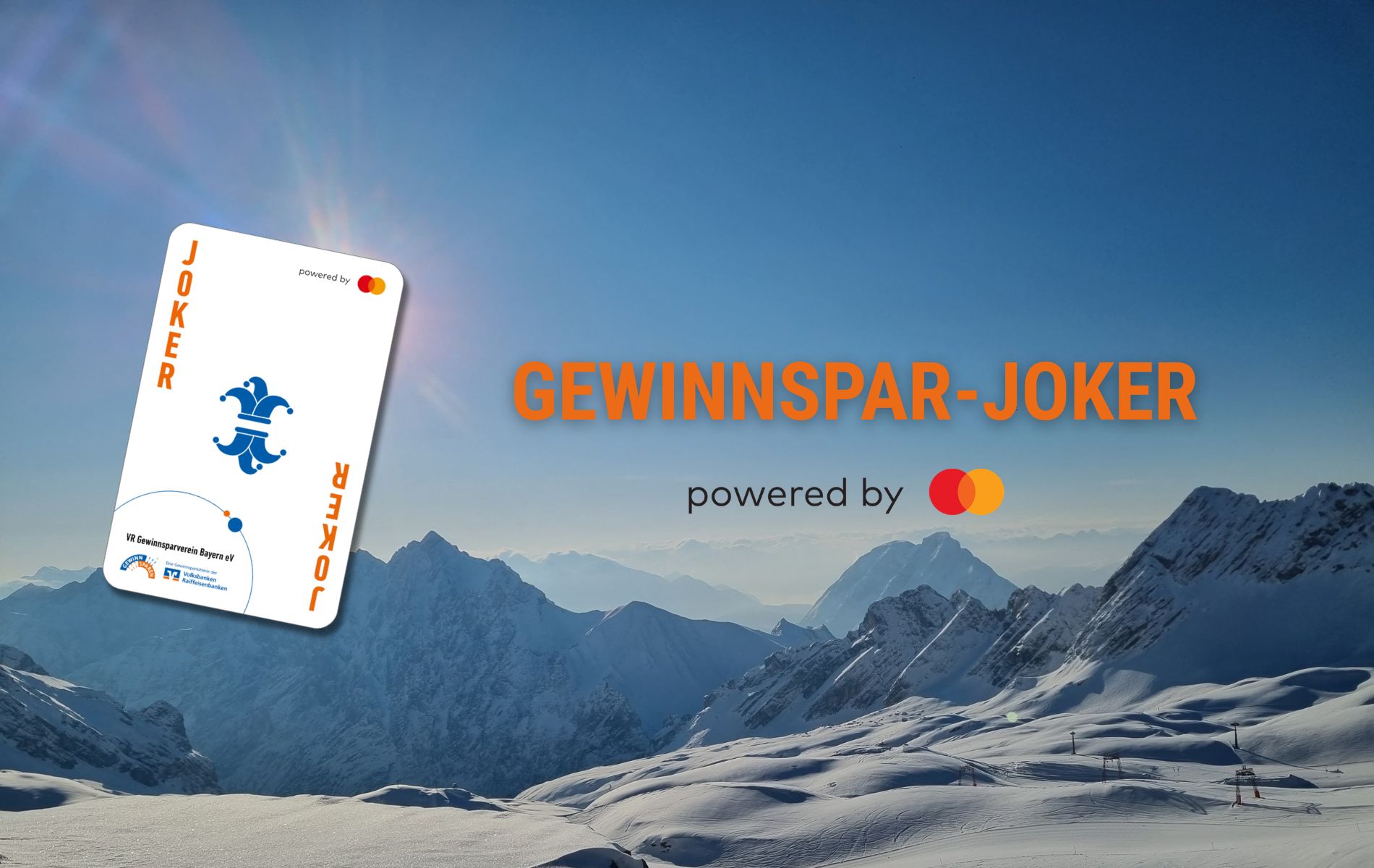 Eine Jokerkarte und der Titel 